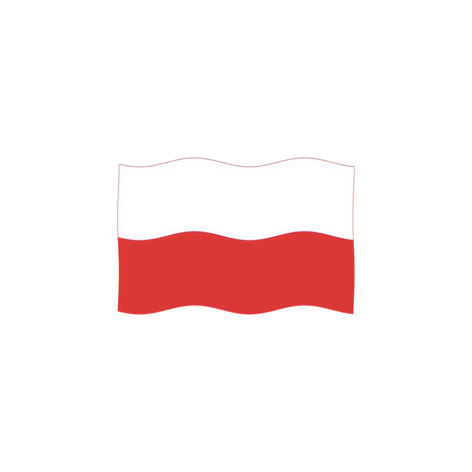 8083 Lengyelország zászlaja , 60x90 cm