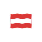 8085 Ausztria zászlaja, 60x90 cm