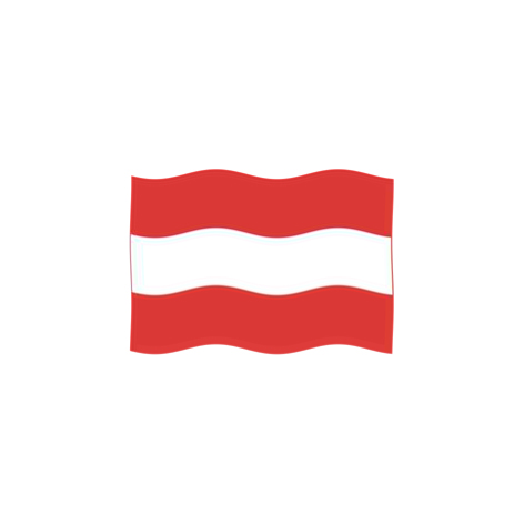 8085 Ausztria zászlaja, 60x90 cm