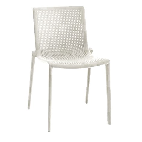 Műanyag szék Beekat, fehér